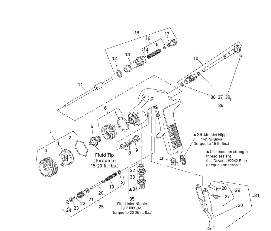 Devilbiss Jga Spare Parts | Reviewmotors.co